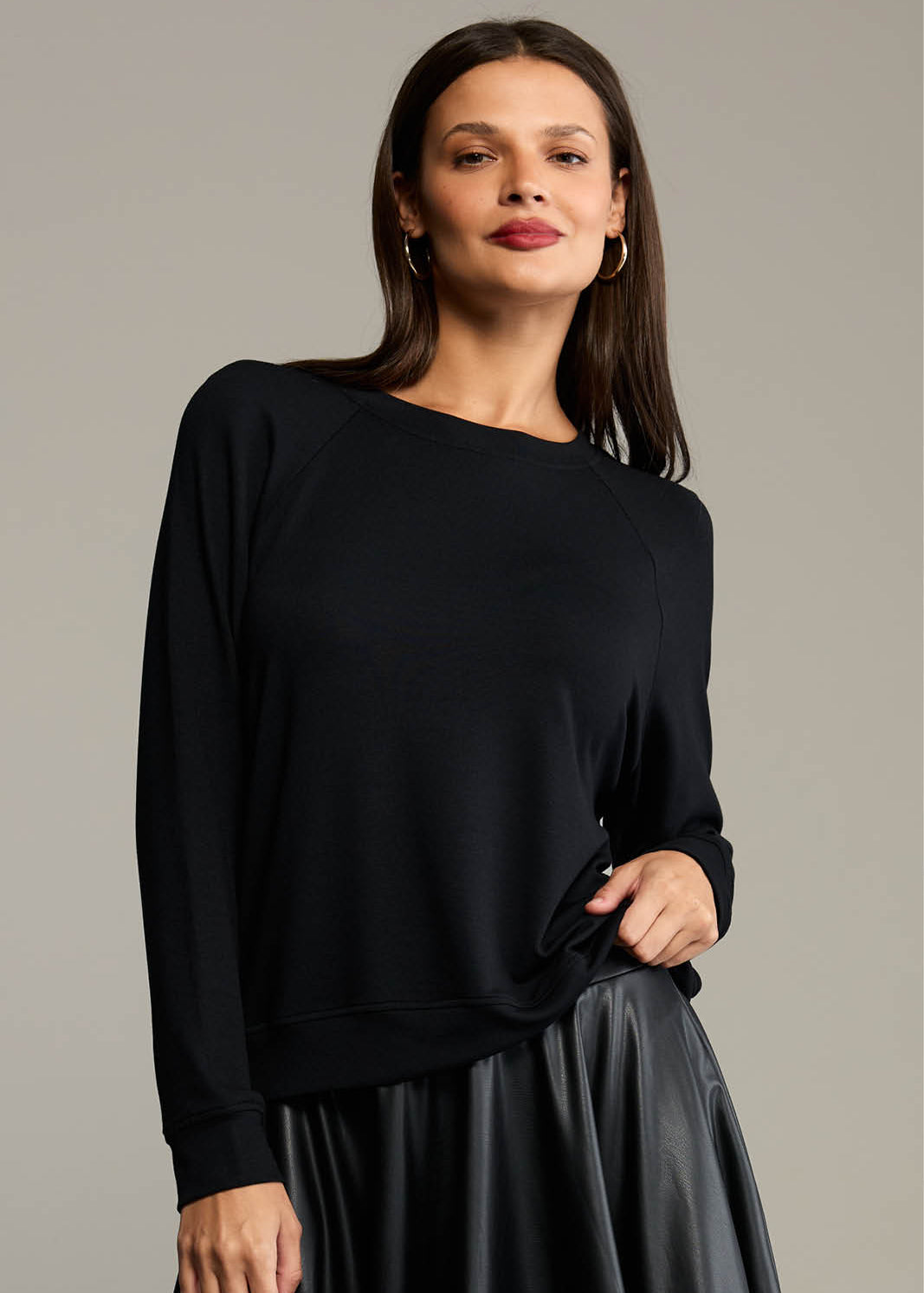 Blouse LUCY IN THE SKY black modal