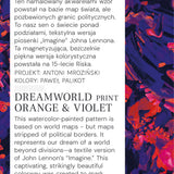 Blouse SAWCIA LONGSLEEVE Dreamworld orange & violet print