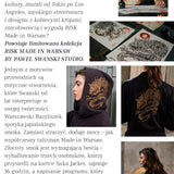 SUKA JACKET black & gold Swanski Studio embroidery