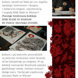 Dress DREAMGIRL with long sleeves Swanski Studio red print