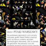 Spódnica AGE OF AQUARIUS print ptaki Warszawy