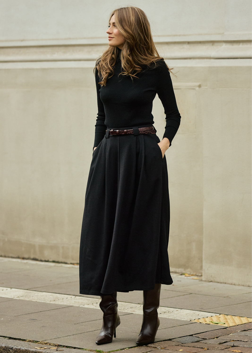 Skirt ARISTOCRAT 7/8 black
