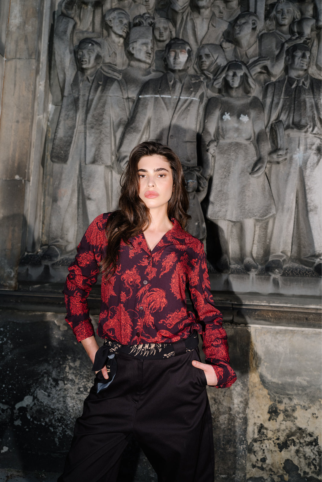 Pants RISKY CRUSH Swanski Studio black