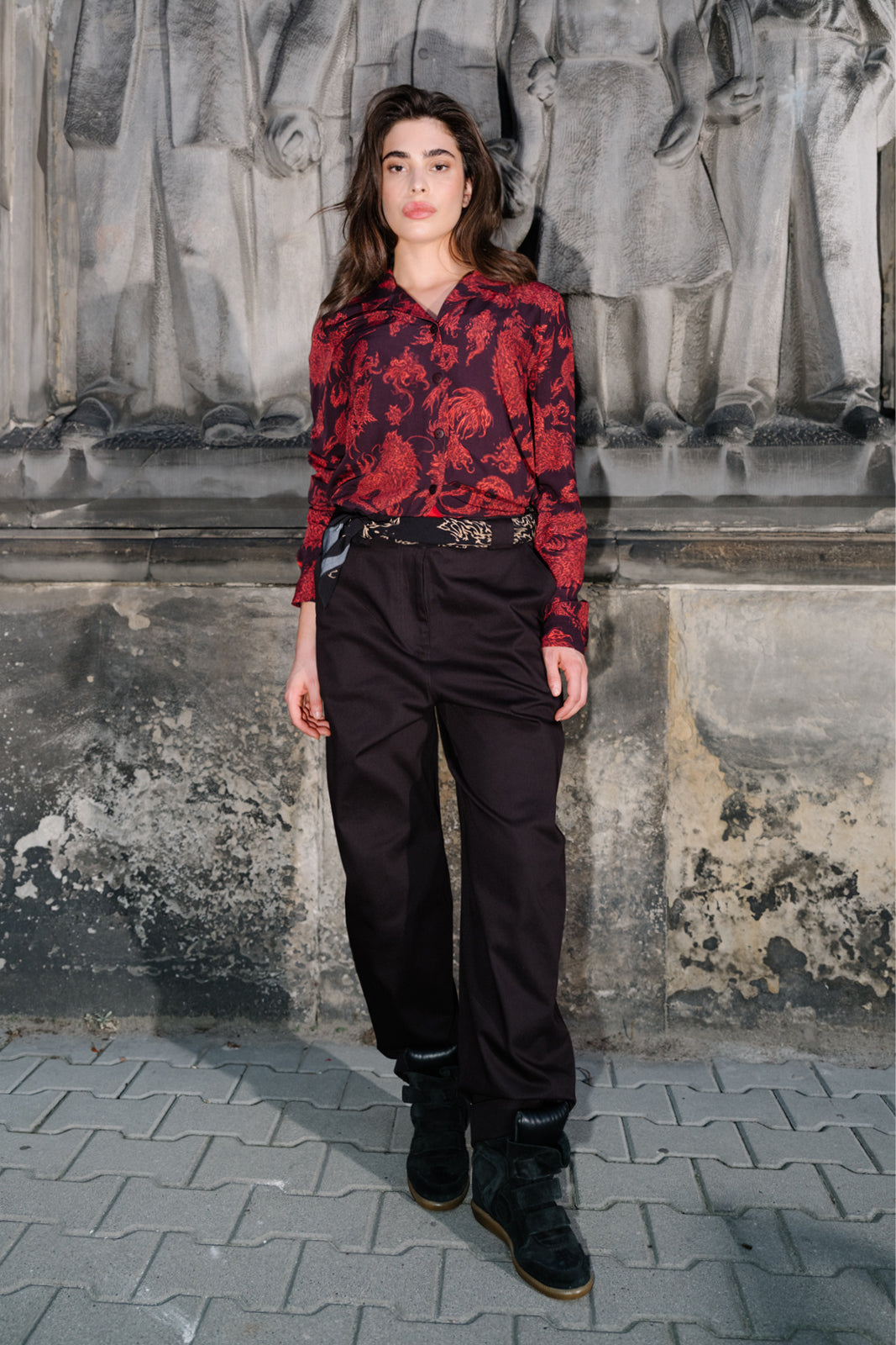 Pants RISKY CRUSH Swanski Studio black