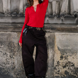 Pants RISKY CRUSH Swanski Studio black