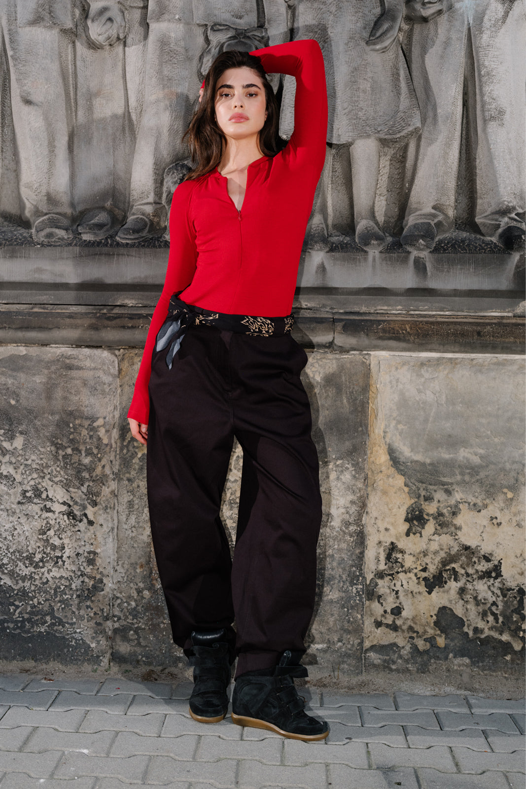 Pants RISKY CRUSH Swanski Studio black