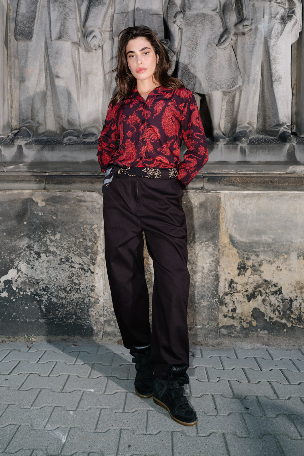 Pants RISKY CRUSH Swanski Studio black