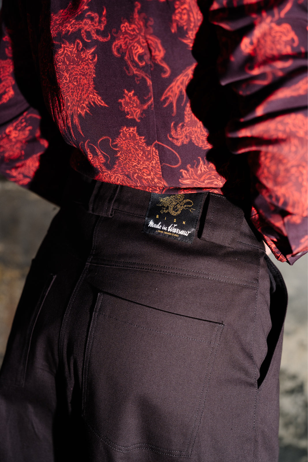 Pants RISKY CRUSH Swanski Studio black