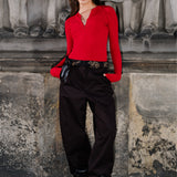 Pants RISKY CRUSH Swanski Studio black