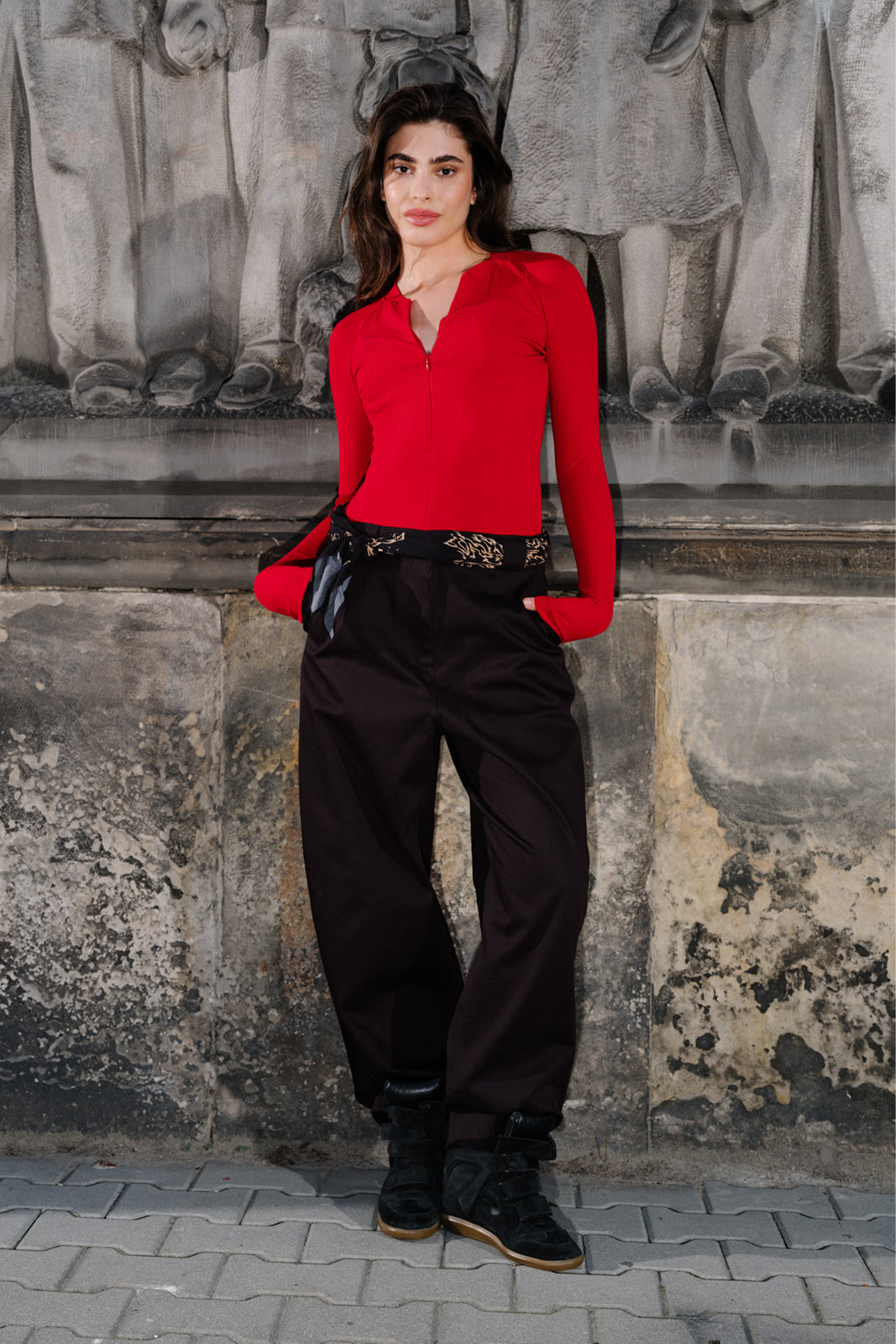 Pants RISKY CRUSH Swanski Studio black