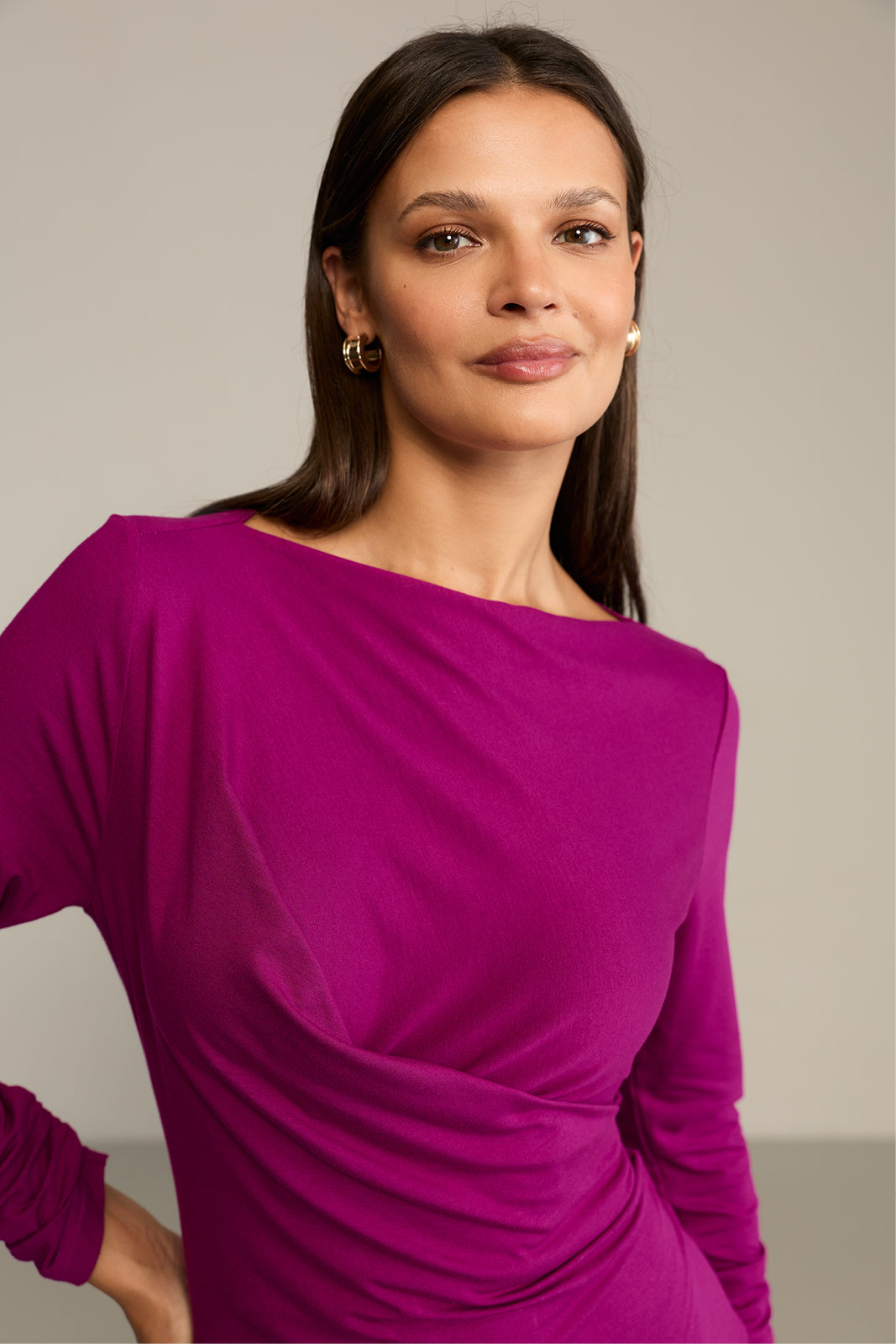 Dress BODY POSITIVE purple