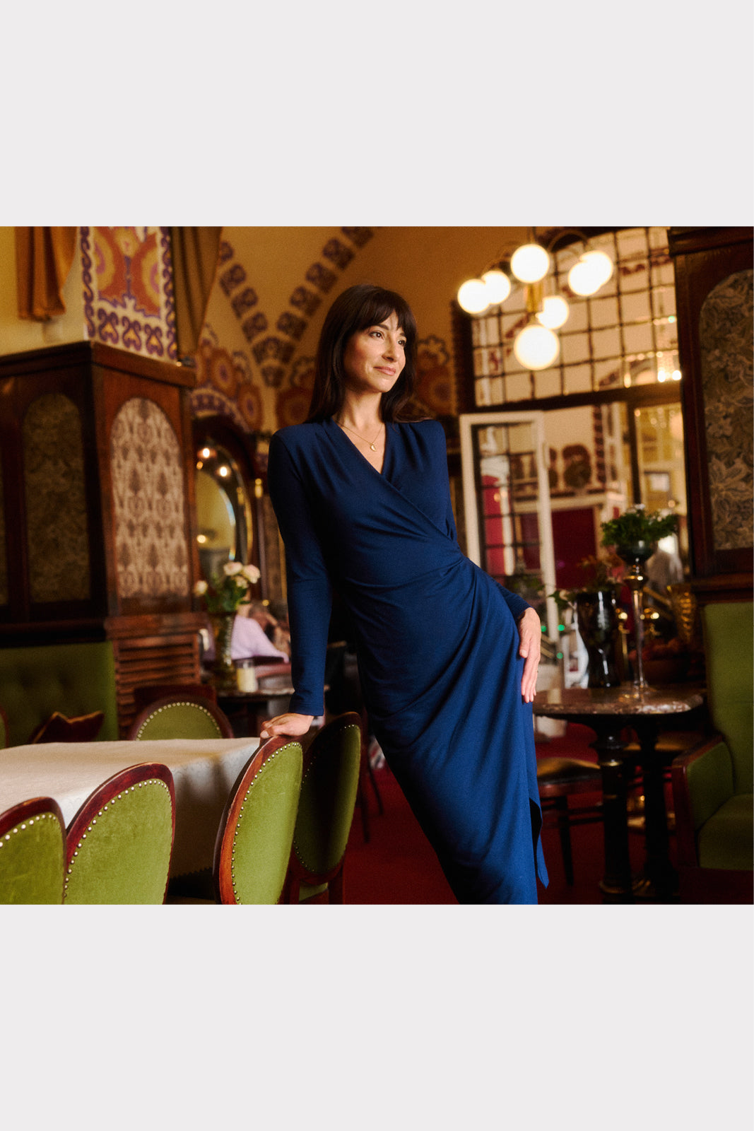 Dress SHARON night navy blue