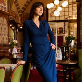 Dress SHARON night navy blue