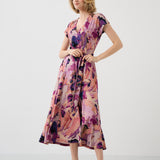 Dress TUSCANY Dreamworld pink & mauve print