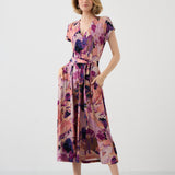 Dress TUSCANY Dreamworld pink & mauve print
