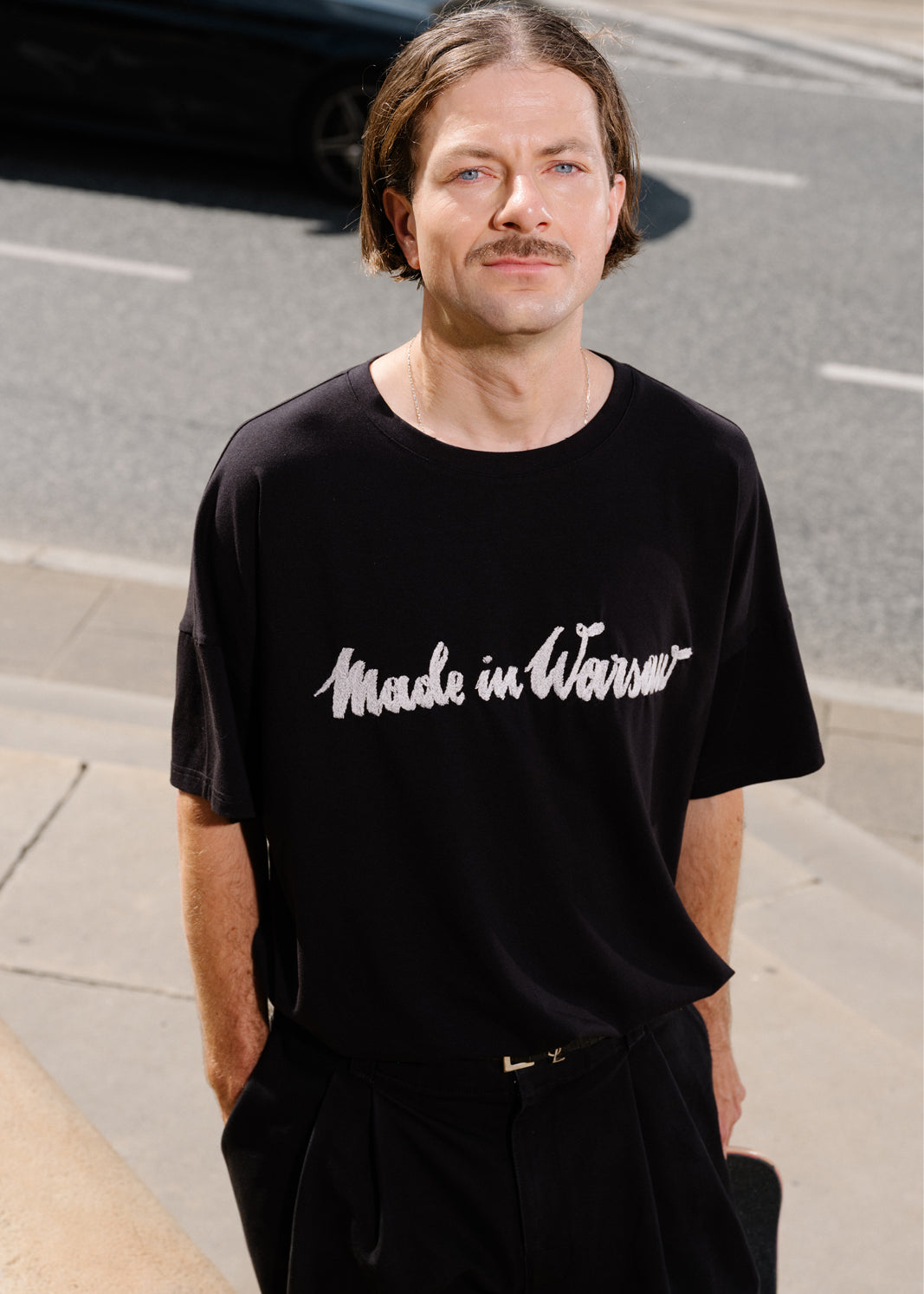 T-shirt MY TIME black Swanski Studio embroidery