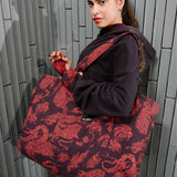 BAG GIRL Swanski Studio red print