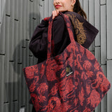BAG GIRL Swanski Studio red print